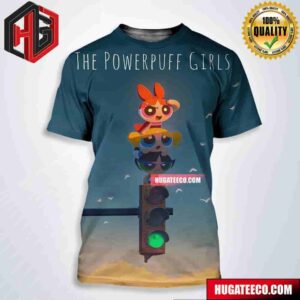 Funny The Powerpuff Girls Traffic Lights All Over Print Shirt