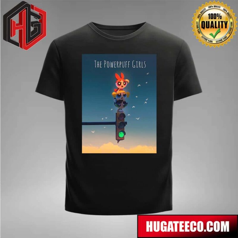 Funny The Powerpuff Girls Traffic Lights T-Shirt