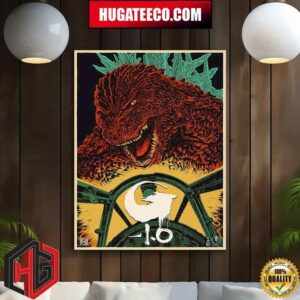 Godzilla Minus One Screen Printed Poster By GhostXGhost Poster Canvas