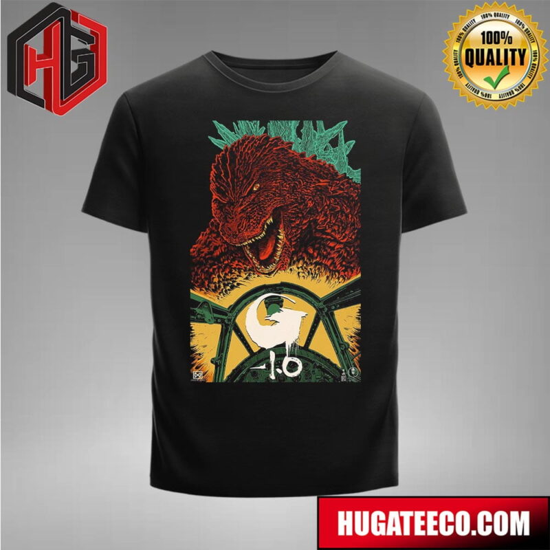 Godzilla Minus One Screen Printed Poster By GhostXGhost T-Shirt