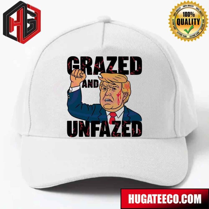 Grazed And Unfazed Donald Trump Survived Hat Cap