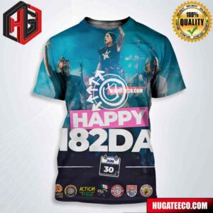 Happy 182day Blink-182 June 30 2024 All Over Print Shirt
