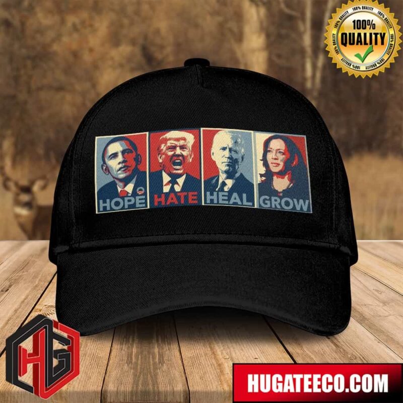 Hope Hate Heal Grow Hat-Cap