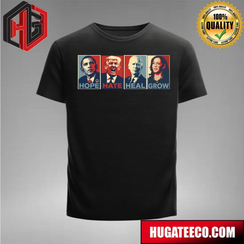 Hope Heat Heal Grow Unisex Print T-Shirt