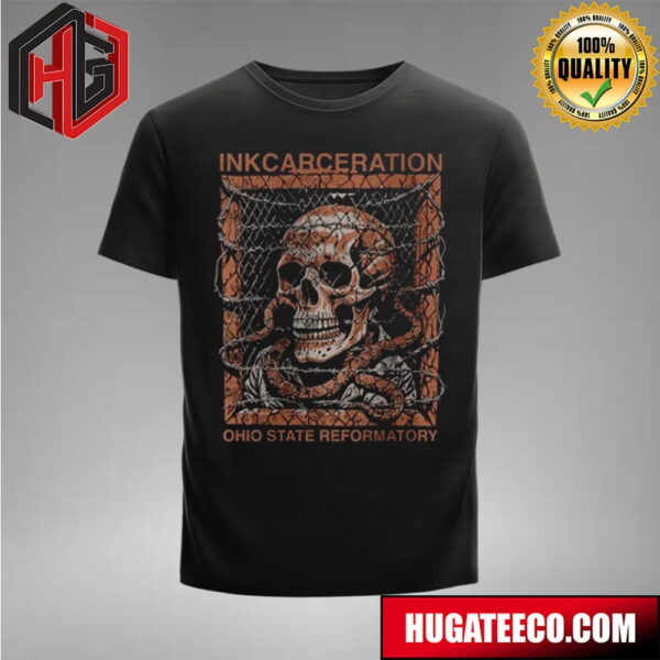 Inkcarceration 2024 Music And Tatto Festival Ohio State Performatory On July 19-21 2024 Demise Muscle Merch T-Shirt