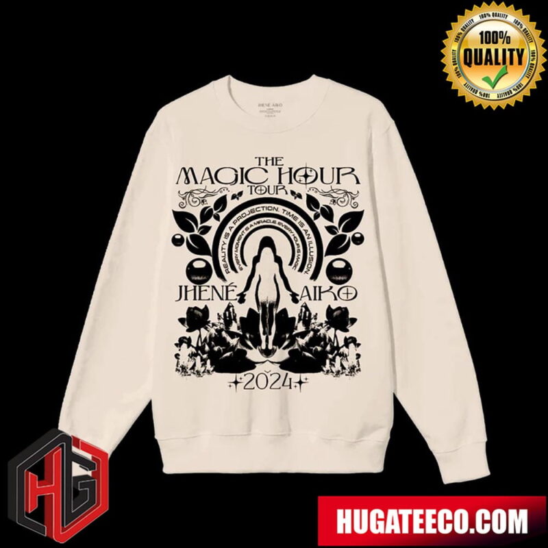 Jhene Aiko The Magic Hour Tour 2024 Crewneck Long Sleeve Shirt T-Shirt