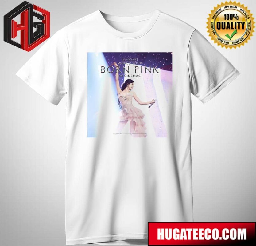 Jisoo Poster For Blackpink Born Pink Tour Film 2024 In Cinemas Fan Gift T-Shirt