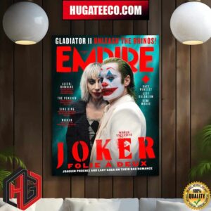 Joker Folie A Deux Hits The Cover Of Empire?s World Home Decor Poster Canvas