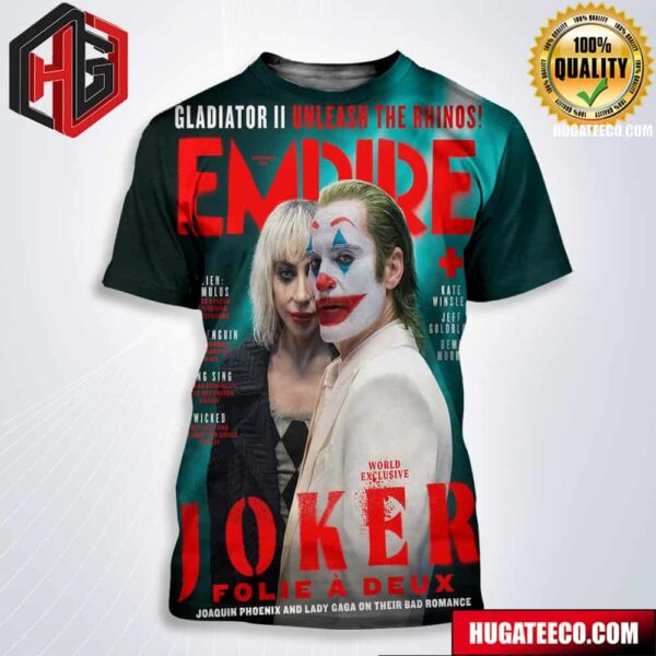 Joker Folie A Deux Hits The Cover Of Empire’s World All Over Print Shirt
