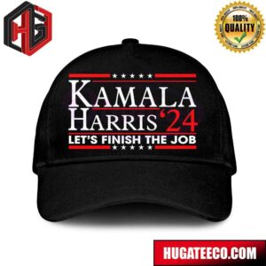 Kamala Harris 24 Lets Finish The Job Hat Cap