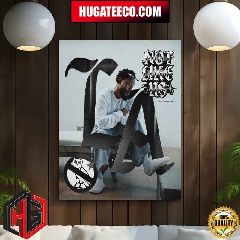 Kendrick Lamar Not Like Us Music Video Art By Shane Ramos Home Decor Poster Canvas