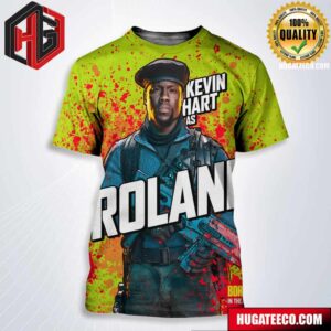 Kevin Hart Is Roland In Borderlands In Theaters August 9 All Over Print Shirt