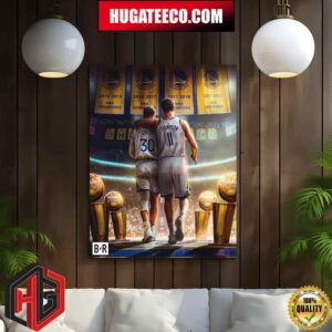 Klay Thompson Golden State Warriors Legend End Of An Era Home Decor Poster Canvas