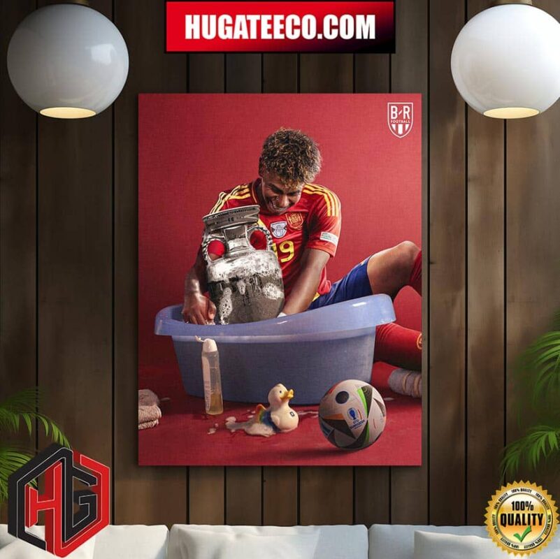 Lamine Yamal Seleccion Espanola Masculina Leads Spain To The European Championship A Day After He Turns 17 Home Decor Poster Canvas