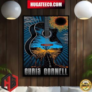 Limited Edition Print Was Produced In Commemoration Of Chris Cornell 60th Birthday On July 20 2024 Home Decor Poster Canvas