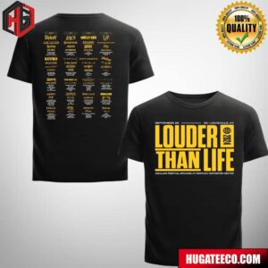 Louder Than Life 2024 On September 26-29 Louisville KY Highland Festival Grounds At Kentucky Exposition Center With More Special Guest Two Sides Merch T-Shirt