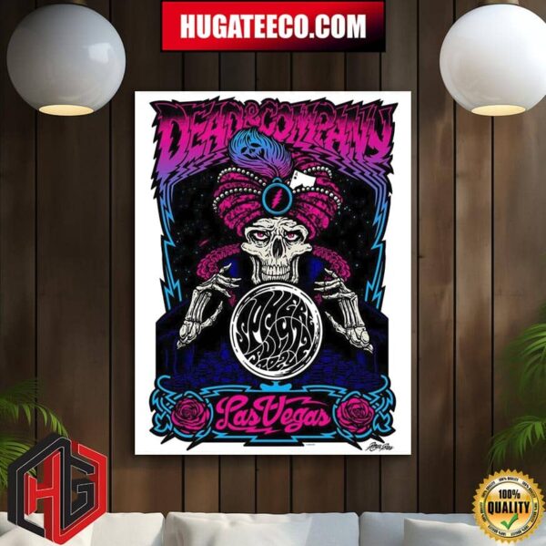 Merch Poster For Dead And Company Live At Sphere In Las Vegas On July 12 2024 Home Decor Poster Canvas