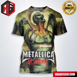 Metallica Album St Anger Art Print Signed Fifth Member Exclusive Merch All Over Print Shirt