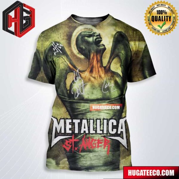 Metallica Album St Anger Art Print-Signed Fifth Member Exclusive Merch All Over Print Shirt