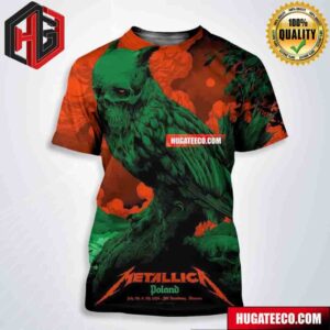 Metallica M72 World Tour At PGE Narodowy In Warsaw Poland On July 5th And 7th 2024 Merchandise All Over Print Shirt