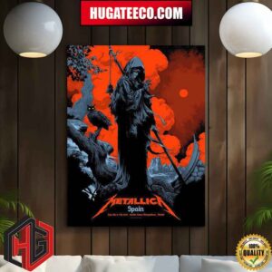 Metallica M72 World Tour No Repeat Weekend At Estadio civitas Metropolitano In Madrid On July 12th And 14th 2024 Merchandise Home Decor Poster Canvas