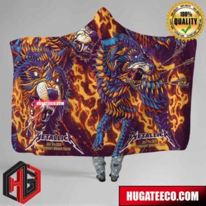 Metallica M72 World Tour No Repeat Weekend With Five Finger Death Punch And ICE NINE KILLS Night 1 And 2 In Warsaw At PGE Narodowy Poland On July 5 And 7 2024 All Over Print Hooded Blanket