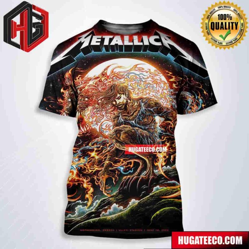 Metallica No Repeat Weekend Of The 2023 European M72 World Tour In Gothenburg Sweden At Ullevi Stadium On June 18 All Over Print Shirt