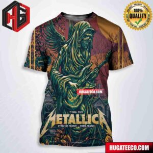 Metallica No Repeat Weekend Of The 2023 European M72 World Tour On 17 May At Stade De France In Paris France All Over Print Shirt