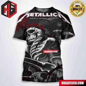 Metallica No Repeat Weekend Of The 2023 European M72 World Tour On August 20 In Arlington Tx At At And T At Stadium All Over Print Shirt