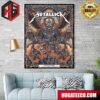 Metallica No Repeat Weekend of the 2023 European M72 World Tour At Metlife Stadium East Rutherford NJ On August 4th 6th Merch Poster Canvas