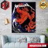 Metallica No Repeat Weekend of the 2023 European M72 World Tour At Metlife Stadium East Rutherford NJ On August 4th 6th Merch Poster Canvas