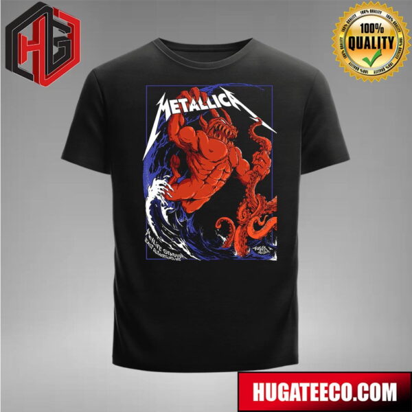 Metallica No Repeat Weekend of the 2023 European M72 World Tour At Metlife Stadium East Rutherford NJ On August 4th Merch T-Shirt