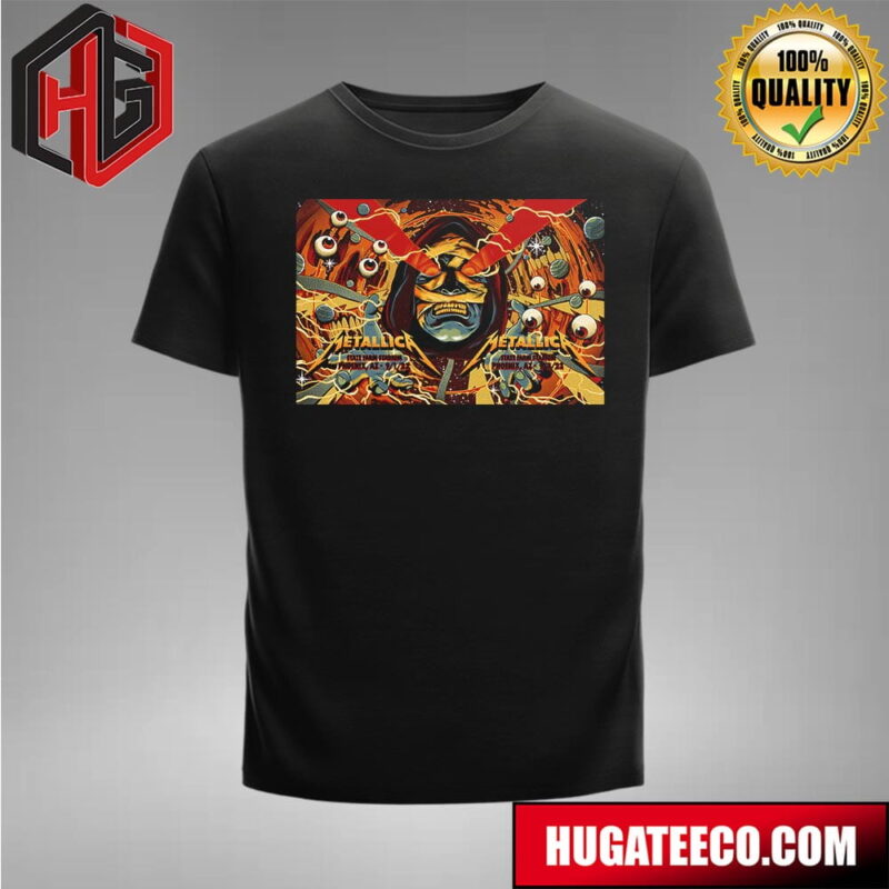 Metallica No Repeat Weekend of the 2023 European M72 World Tour At State Farm Stadium In Phoenix AZ On 9 1-3 Merch T-Shirt