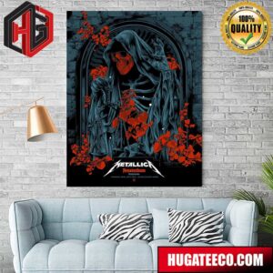 Metallica No Repeat Weekend of the 2023 European M72 World Tour In Amsterdam Netherlands On Thursday April 27th 2023 At Johan Cruijff Arena Merch Poster Canvas