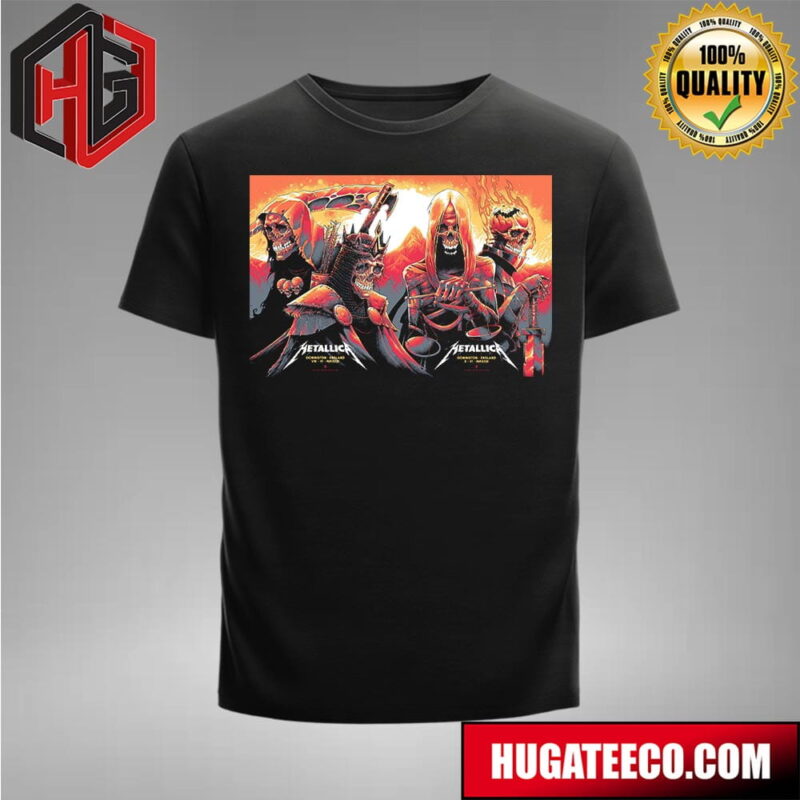 Metallica No Repeat Weekend of the 2023 European M72 World Tour In Donington England VIII And X VI MMXXII Merch T-Shirt