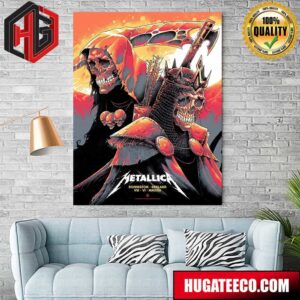 Metallica No Repeat Weekend of the 2023 European M72 World Tour In Donington England VIII VI MMXXII Merch Poster Canvas