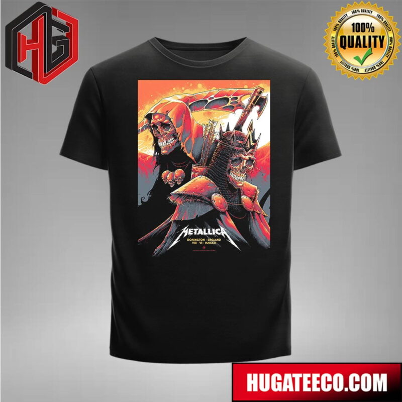 Metallica No Repeat Weekend of the 2023 European M72 World Tour In Donington England VIII VI MMXXII Merch T-Shirt
