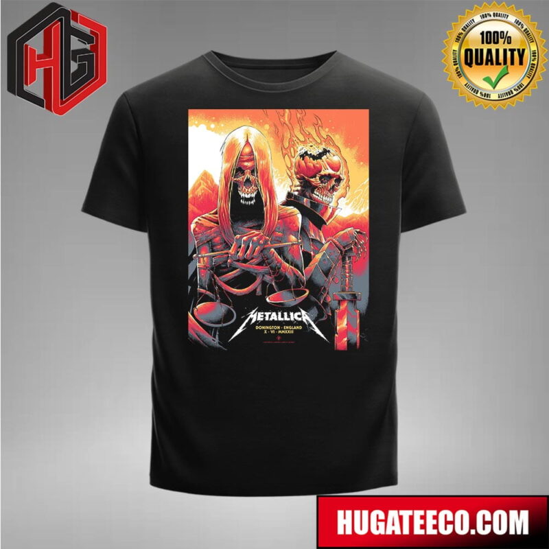 Metallica No Repeat Weekend of the 2023 European M72 World Tour In Donington England X VI MMXXII Merch T-Shirt