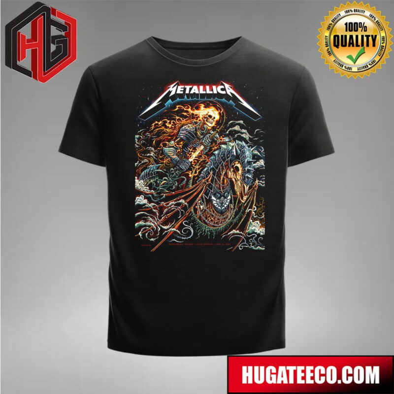 Metallica No Repeat Weekend of the 2023 European M72 World Tour In Gothenburg Sweden At Ullevi Stadium On June 16 Merch T-Shirt