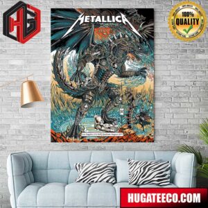 Metallica No Repeat Weekend of the 2023 European M72 World Tour In Los Angeles CA At Sofi Stadium August 25th Merch Poster Canvas
