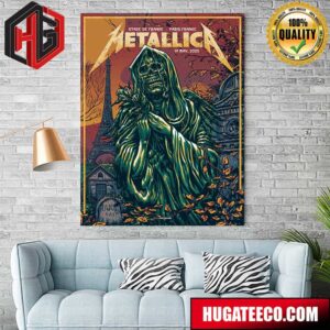 Metallica No Repeat Weekend of the 2023 European M72 World Tour On 19 May At Stade De France In Paris France Merch Poster Canvas