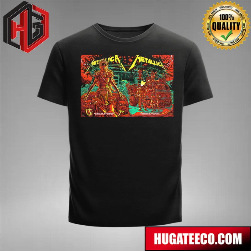 Metallica No Repeat Weekend of the 2023 European M72 World Tour On May 26 28 Hamburg Germany Volksparkstadion Merch T-Shirt