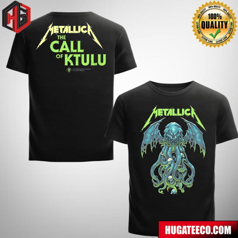 Metallica The Call Of Ktulu Ride The Lightning Was Released 40 Years Ago Illustration And Design By Luke Preece Two Sides Merchandise T-Shirt