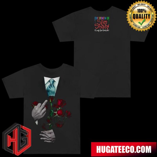 Eminem The Death Of Slim Shady Coup De Grace Middle Finger Merchandise T-Shirt
