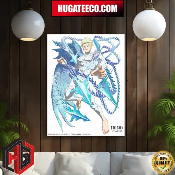 Millions Knives Trigun Stampede From High Noon At July Visual Release Commemorating The First Anniversary Of The Broadcast Home Decor Poster Canvas