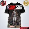 Two Stars At The Top Of Their Game Jayson Tatum And A’ja Wilson NBA 2k25 All-Star Edition Cover Stars All Over Print Shirt