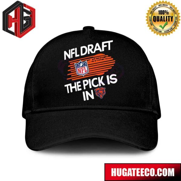 NFL Draft The Pick Is In Chicago Bear Hat-Cap