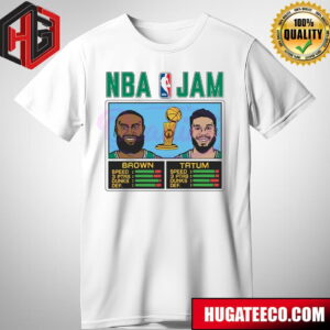 NBA Jam Brown And Tatum NBA Finals Merch T-Shirt