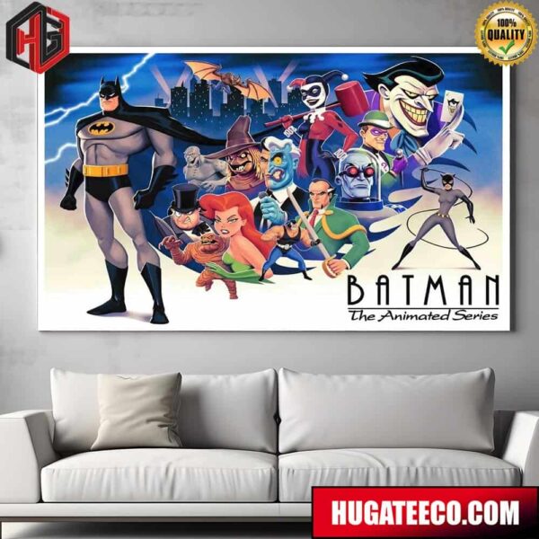 New Batman The Animated Series Poster By Tom Walker Home Decor Poster Canvas