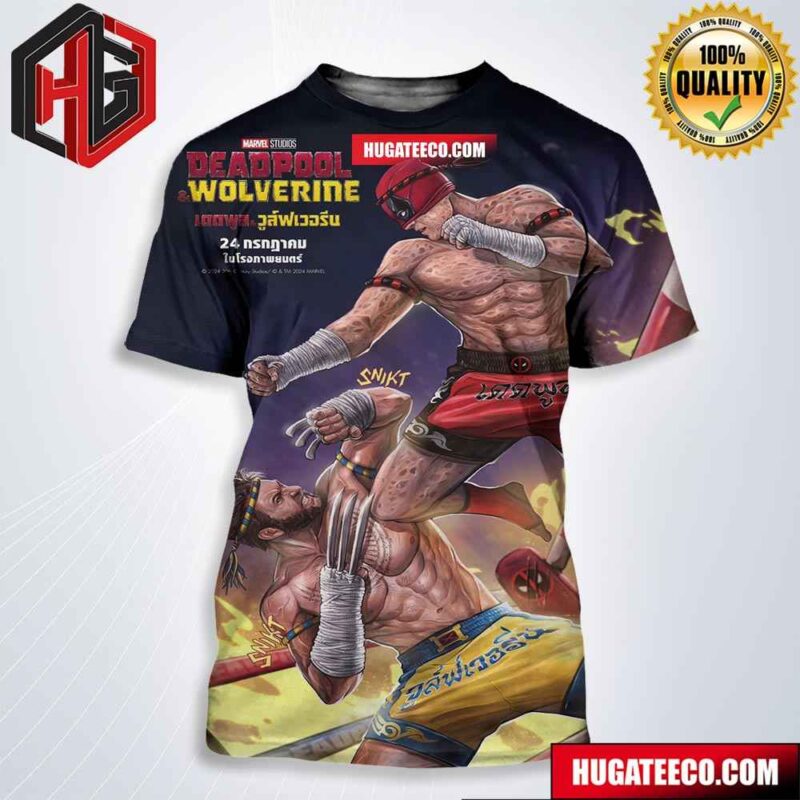 New Incredible Posters For Deadpool And Wolverine All Over Print Shirt